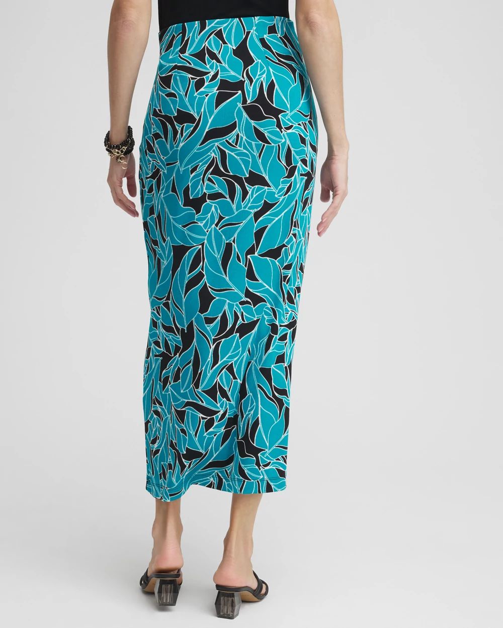 Travelers™ Faux Wrap Maxi Skirt click to view larger image.