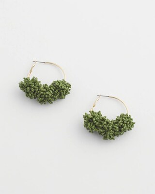 No Droop™ Seed Bead Cluster Earring