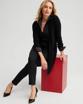 Cashmere Duster Cardigan Sweater