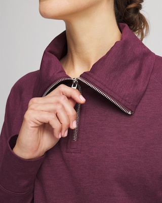 Zenergy® Cloud Half-Zip Pullover Top click to view larger image.