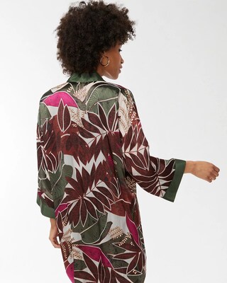 Travelers Collection Foliage Burnout Kimono