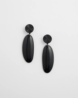Black Clip-on Earrings
