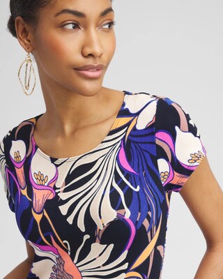 Petite Travelers™ Classic Floral Maxi Dress