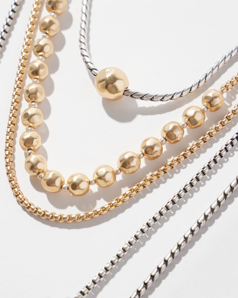 Mixed Metal Convertible Necklace