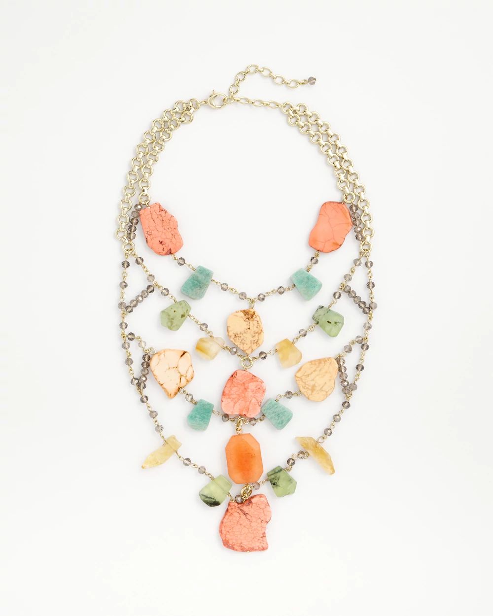 Chico's Originals Pastel Stone Necklace