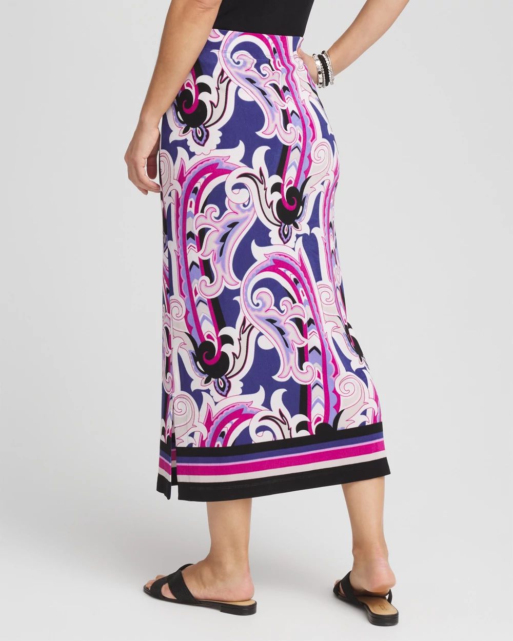 Travelers™ Paisley Midi Skirt