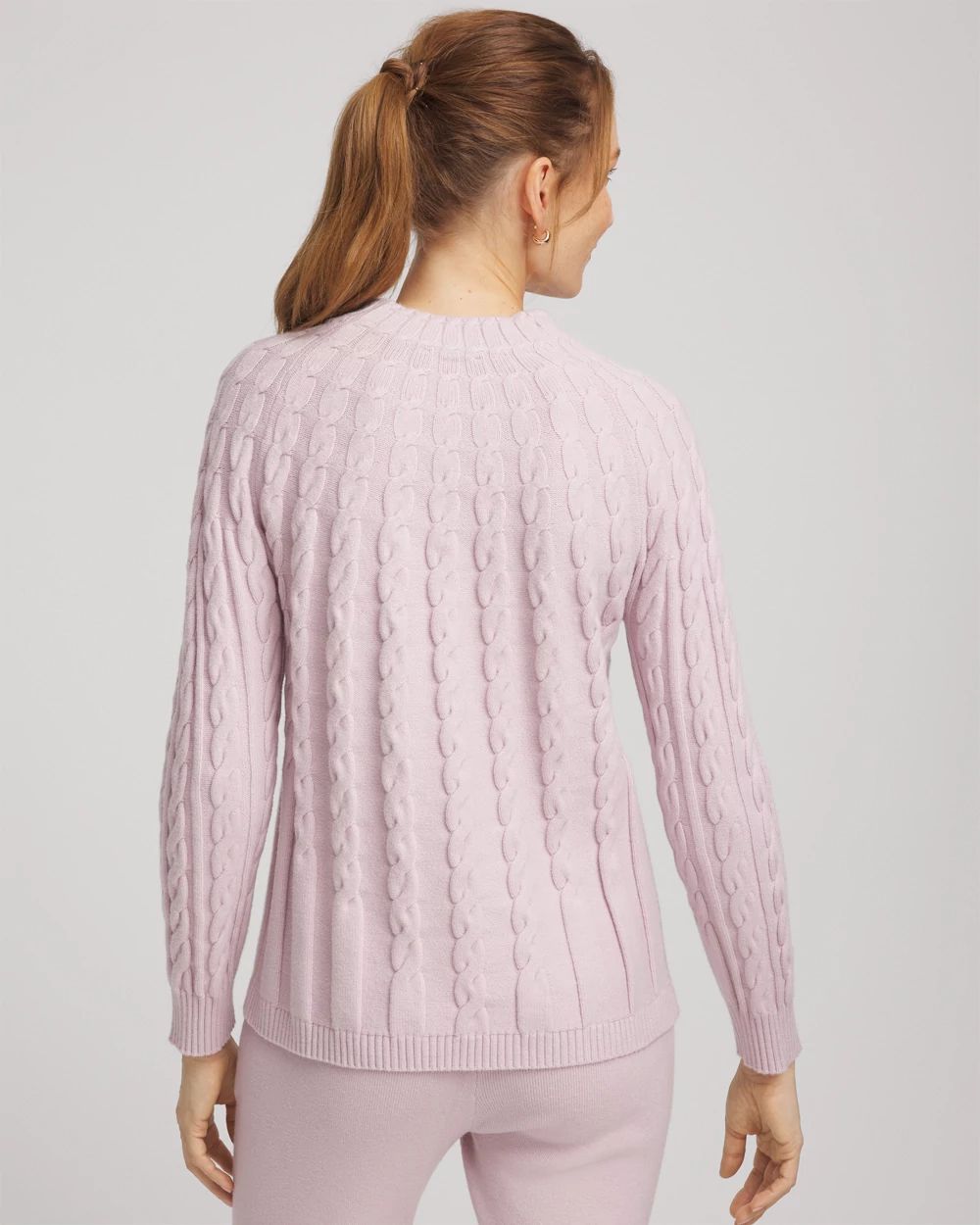 Zenergy® Luxe Cable Sweater click to view larger image.