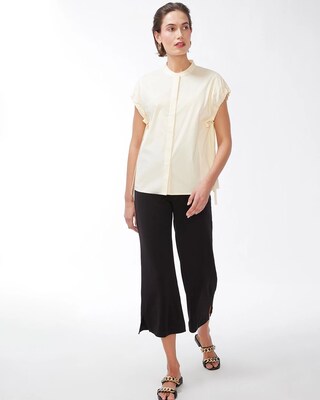 Black Label Poplin Neutral Blouse