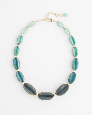 Painted Wood Necklace