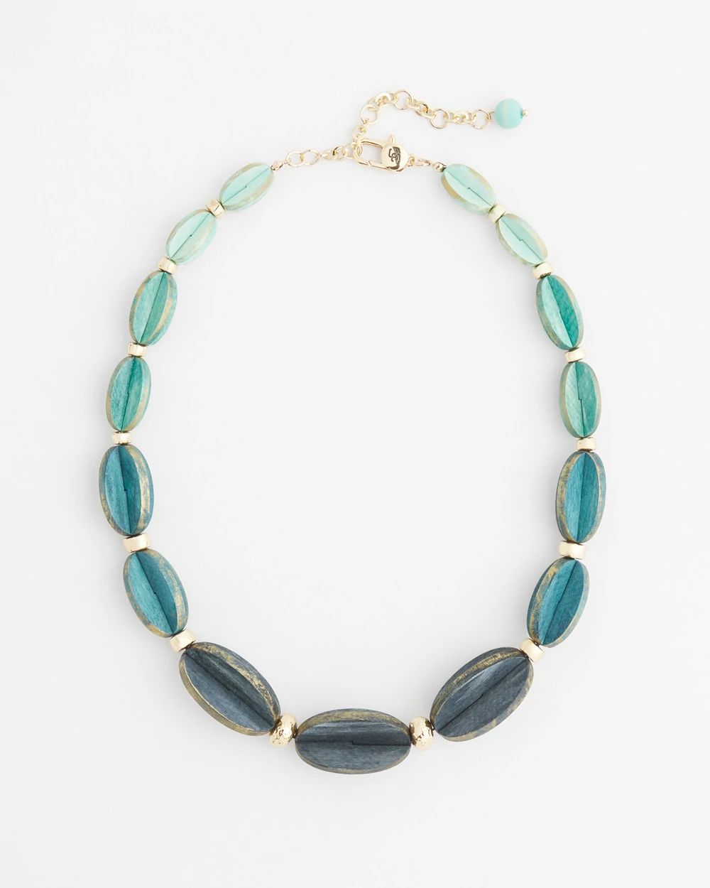 Painted Wood Necklace
