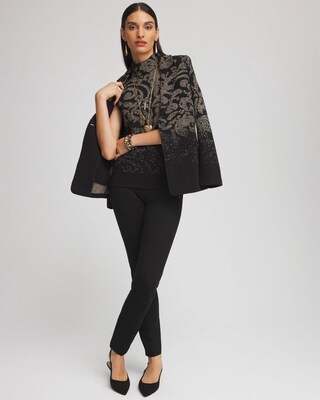 Jacquard Mockneck Sweater Tank click to view larger image.