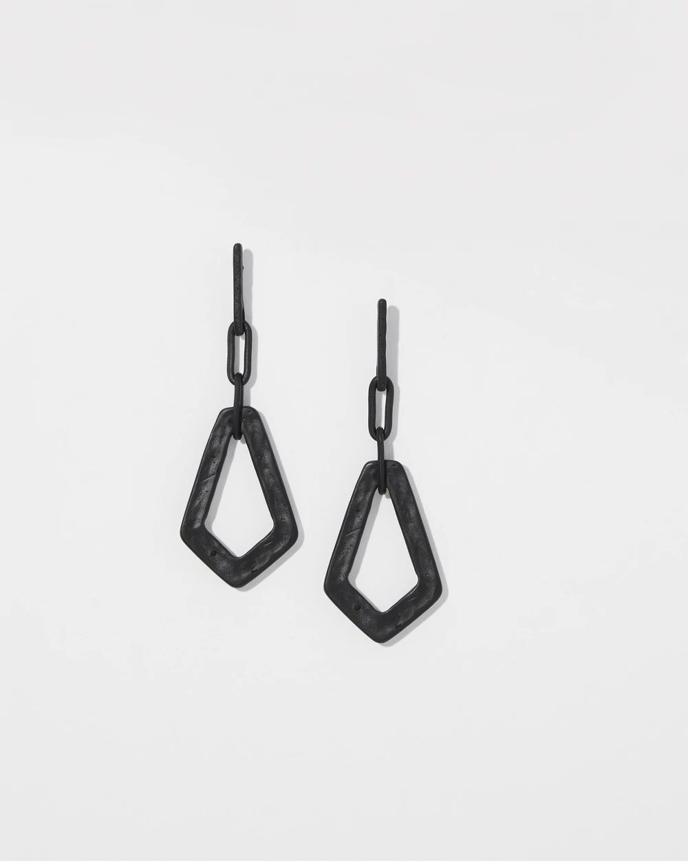Black Drop Earrings