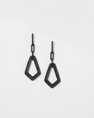 Black Drop Earrings