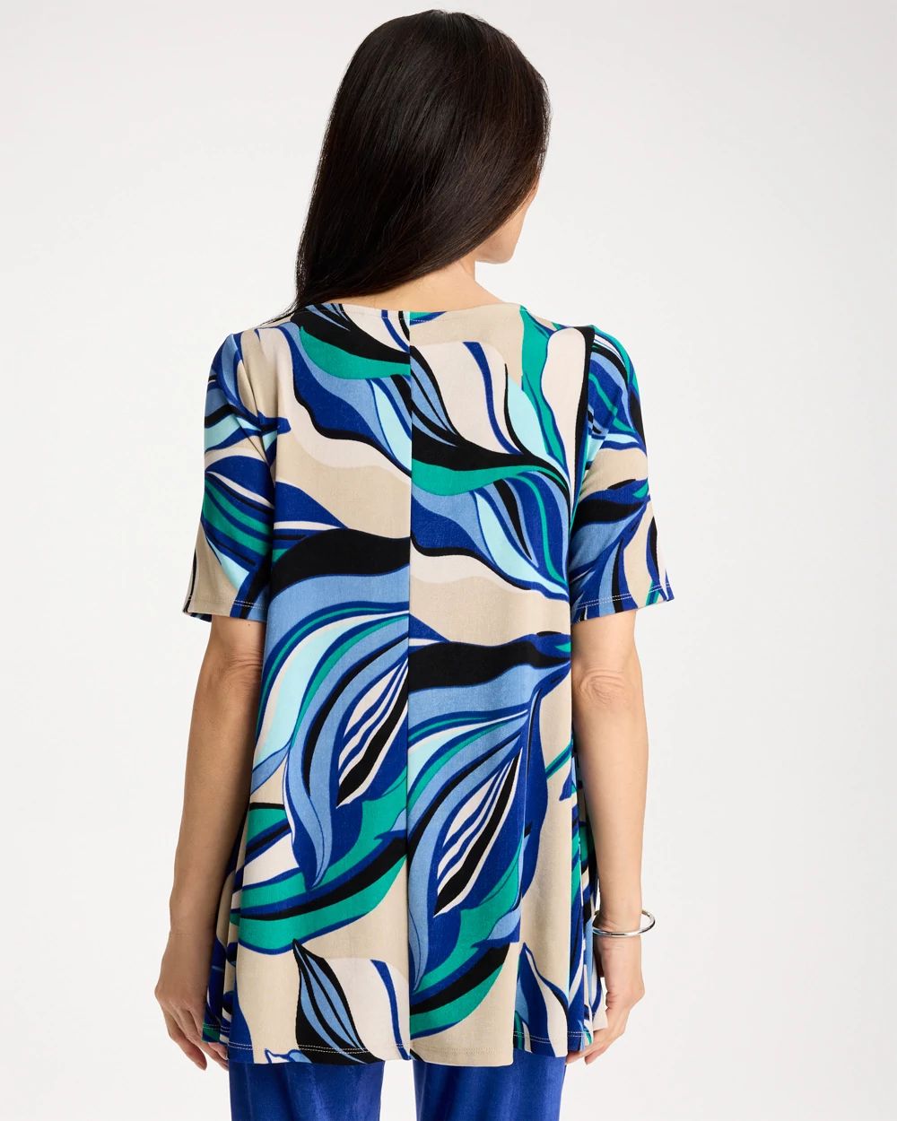 Marble Flora Swing Tunic click to view larger image.