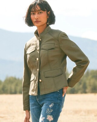 Peplum Field Jacket
