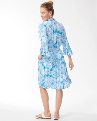 Chiffon Bell Sleeve Dress