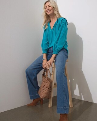 Pleated Blouse