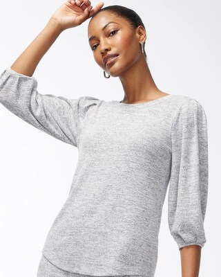 Zenergy Soft Essentials 3/4 Sleeve Top
