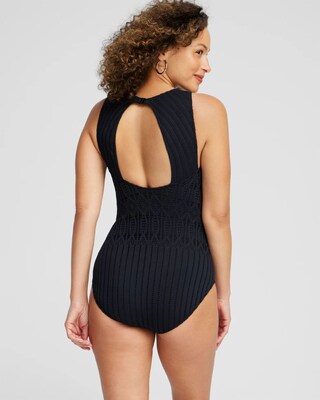 Gottex High Neck One Piece Swimsuit