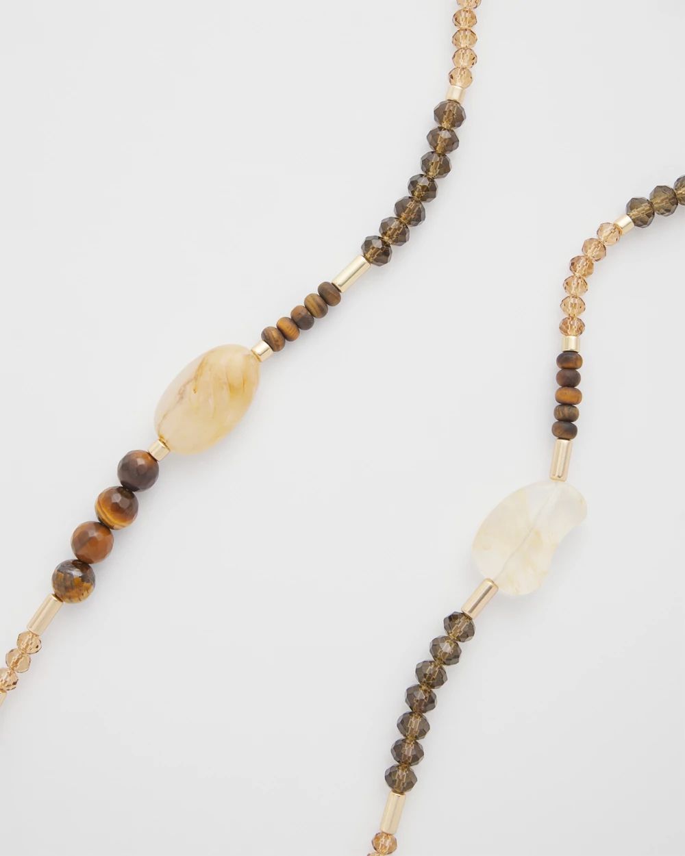 Tiger's Eye Single-Strand Necklace