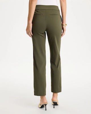 Brigitte™ Tab Straight Ankle Pants click to view larger image.