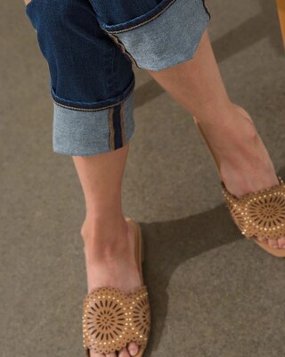 Girlfriend High Cuff Crops