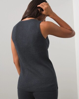 Zenergy Cotton Cashmere Henley Tank