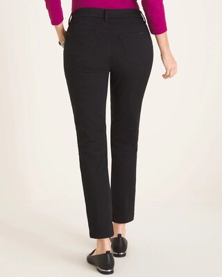 So Slimming Girlfriend Ankle Jeans click to view larger image.
