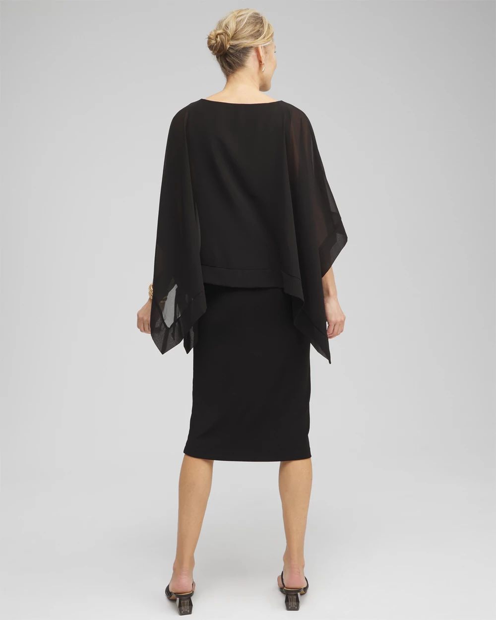 Travelers™ Chiffon Overlay Dress