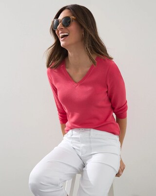 Pima V-Neck Tee