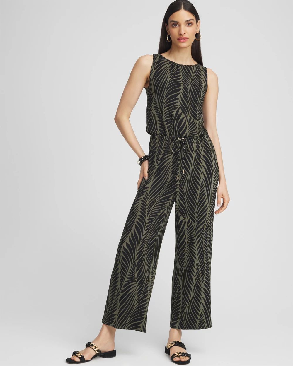Petite Travelers™ Tie Waist Jumpsuit