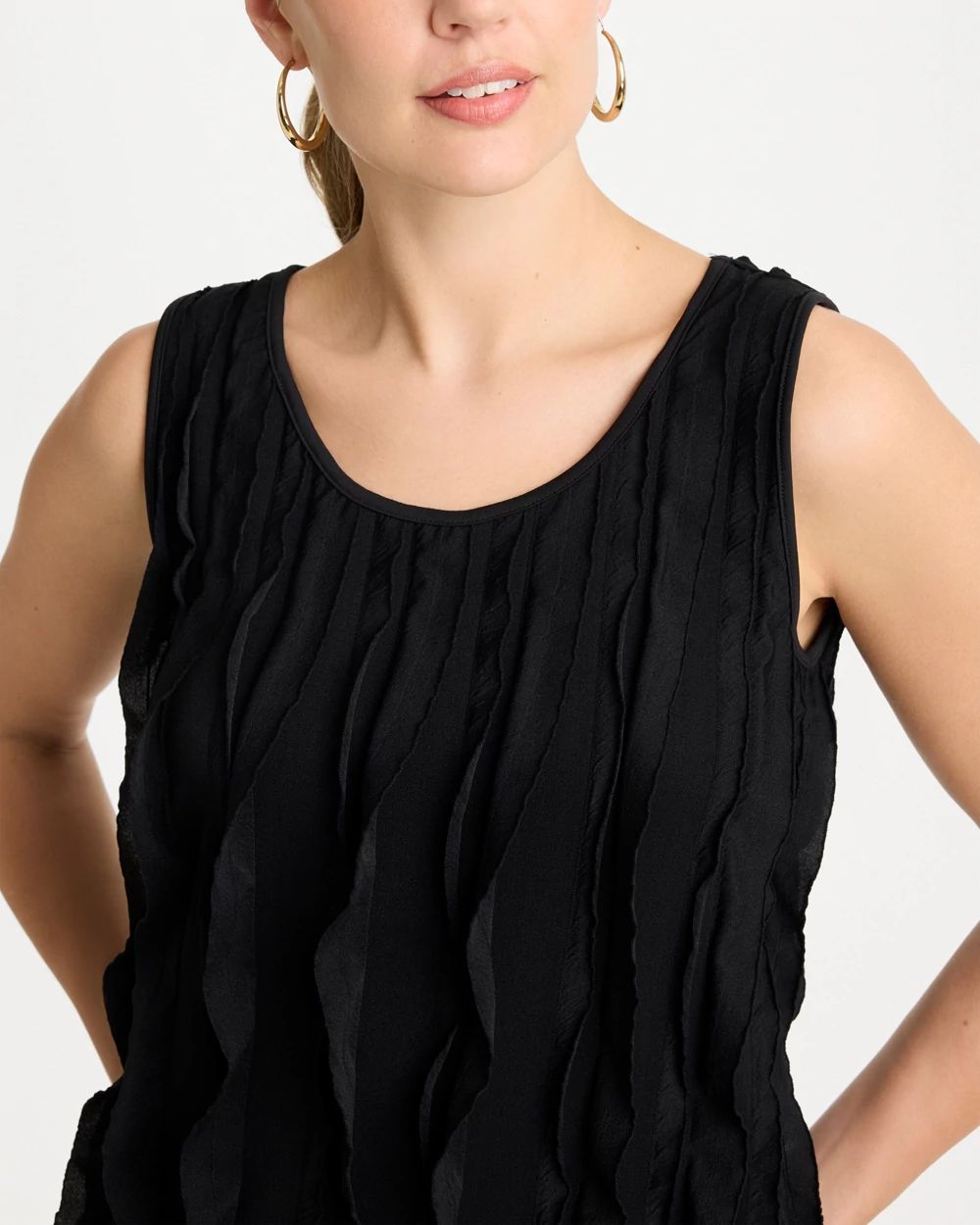 3-D Ruffled Tank click to view larger image.