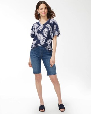 Palm Flutter Sleeve Elbow Tee
