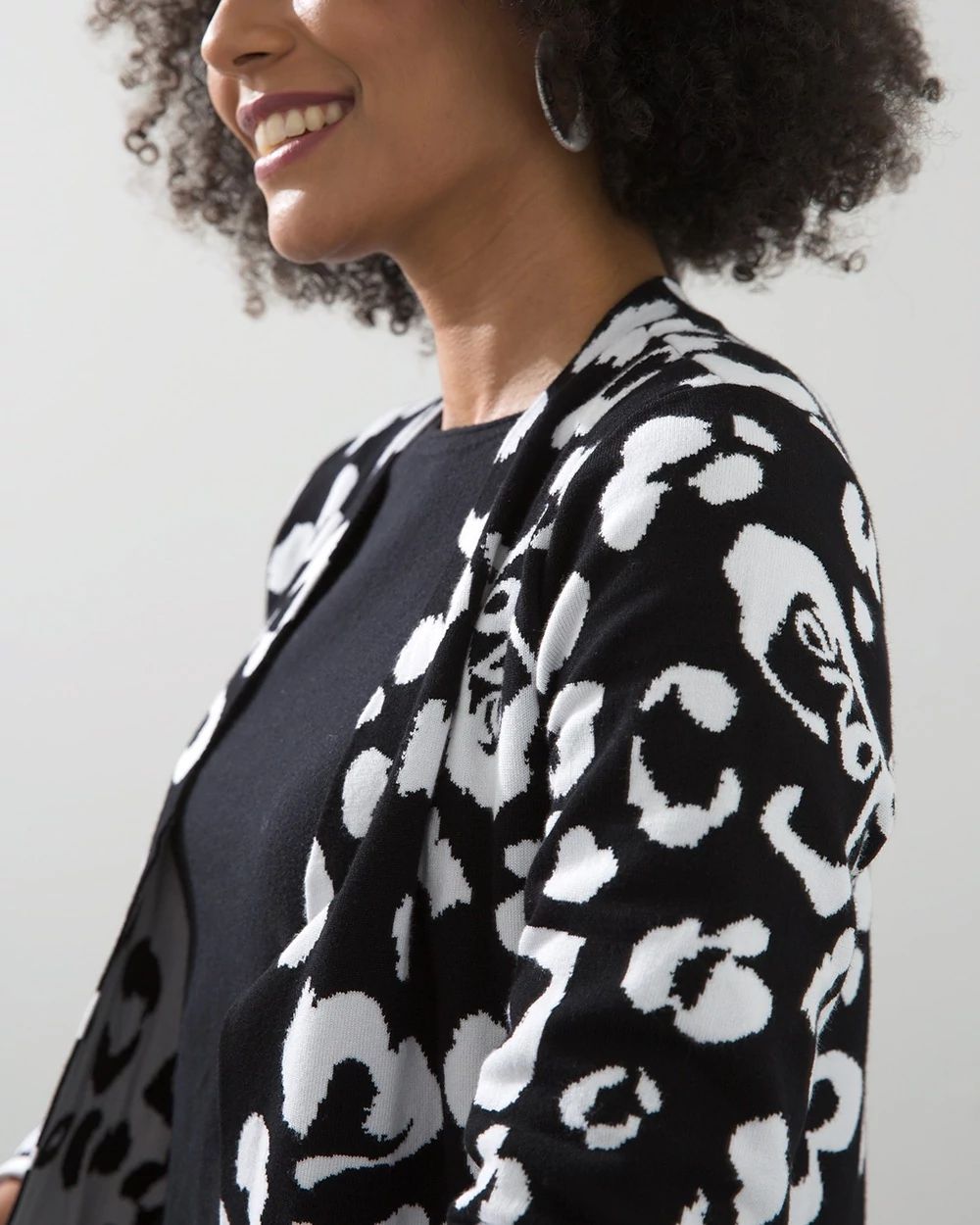 Leopard Love Double Knit Cardigan