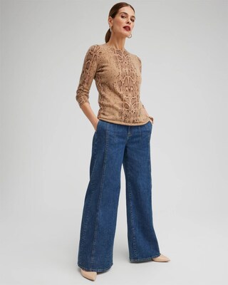 Cashmere Snake Crew Neck Sweater