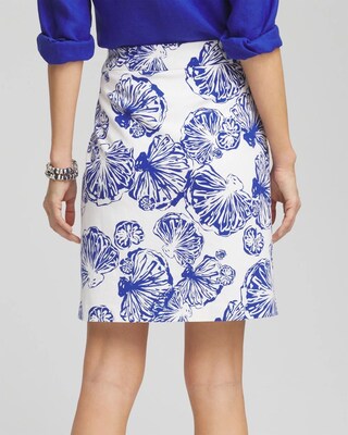 Brigitte™ Seashell Motif Pull-On Skort click to view larger image.