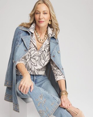 No Iron™ Sateen Oasis Shirt click to view larger image.