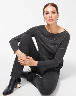 Ball Chain Pullover Sweater
