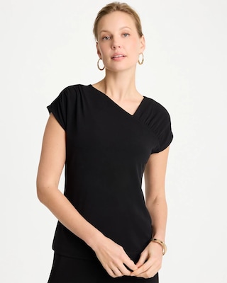 Travelers™ Knit Asymmetrical Top
