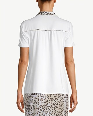 Zenergy UPF Animal-Trim Polo Shirt