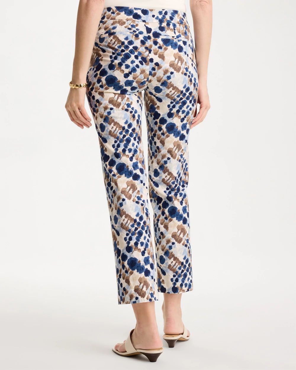 Printed Brigitte™ Straight Crop Pant click to view larger image.