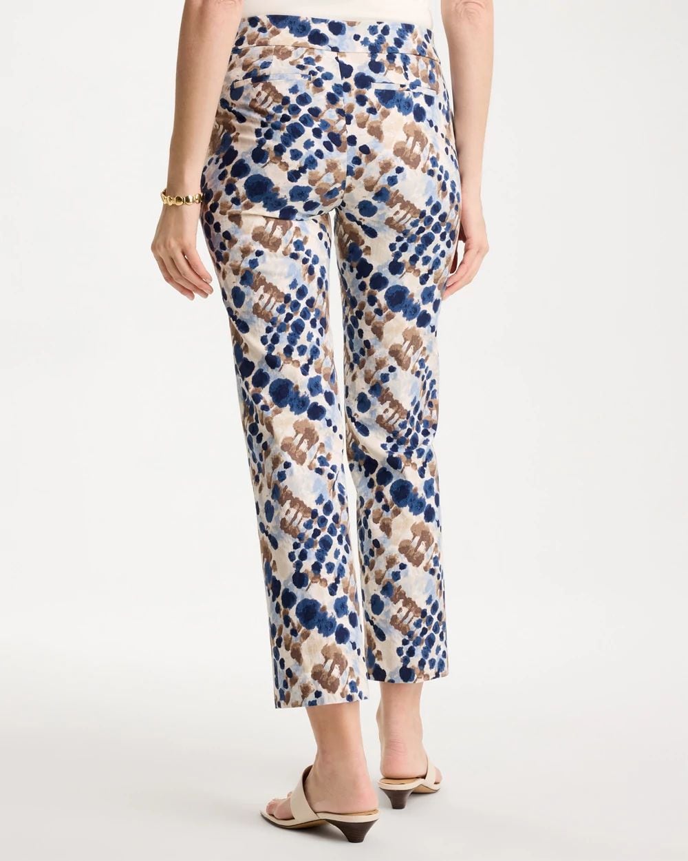 Printed Brigitte™ Straight Crop Pant