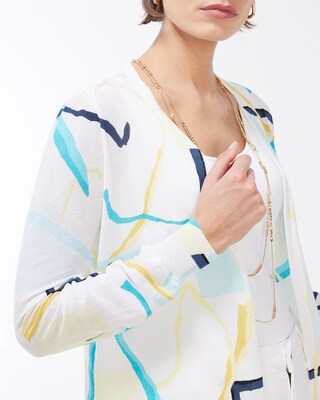 Summer Romance Abstract Cardigan