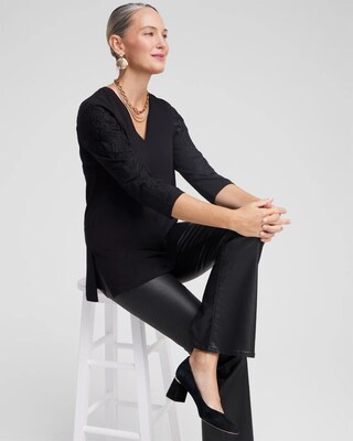 Touch of Cool™ Floral Embroidered Tunic