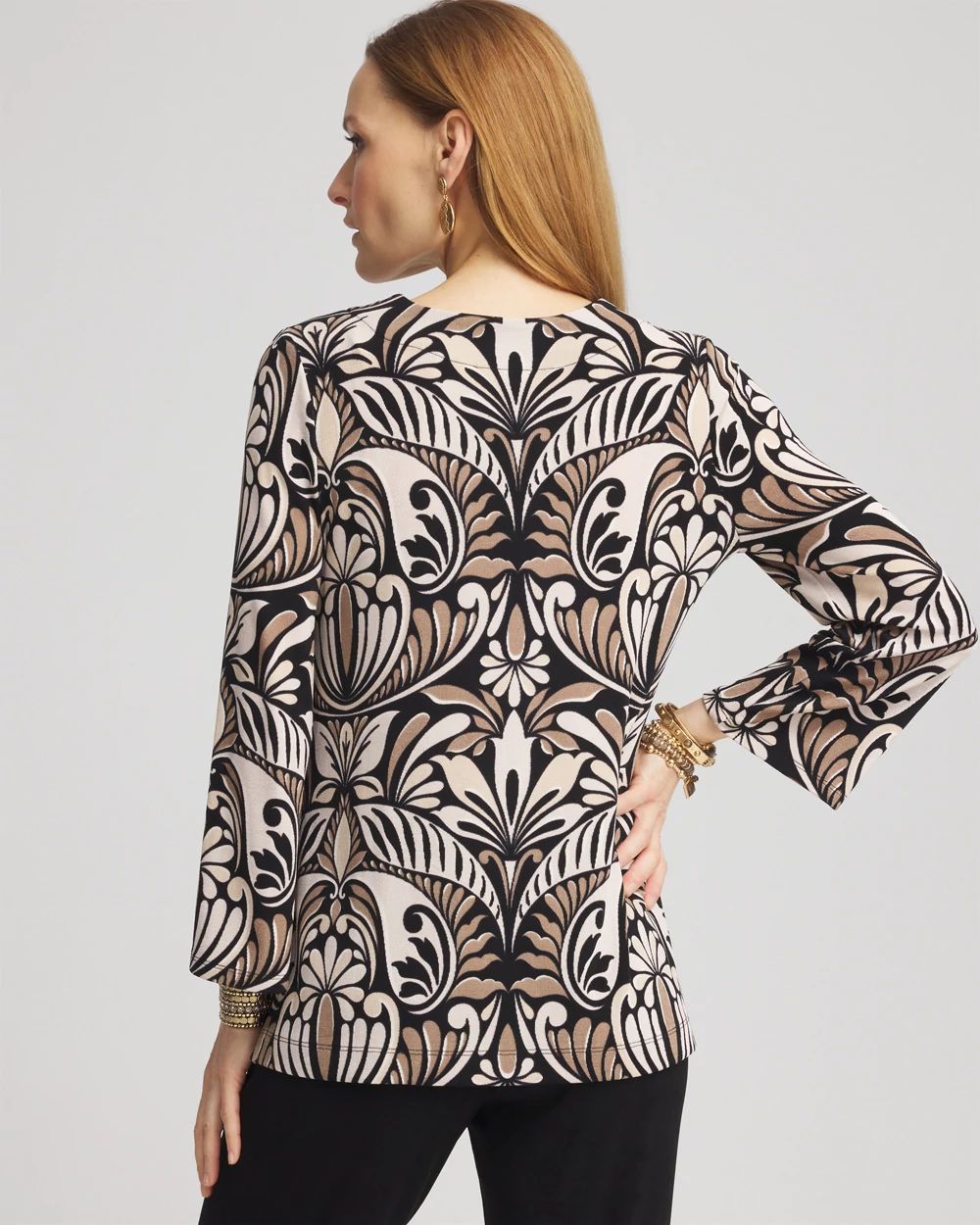 Travelers™ V-Neck Print Tunic