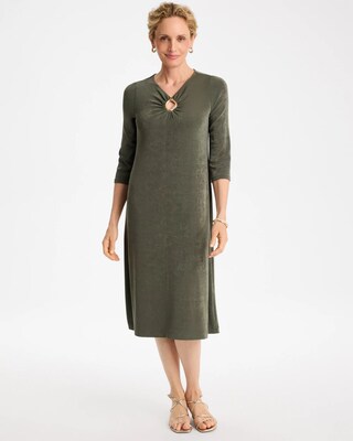 Travelers™ Hardware 3/4 Sleeve Dress