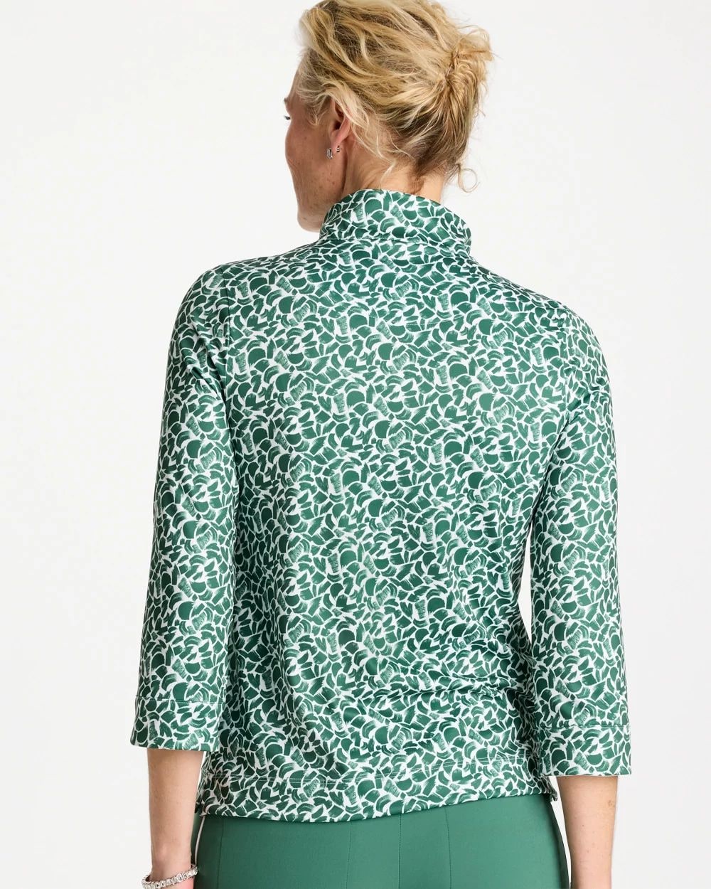 Zenergy® UPF Paint Snap Mockneck