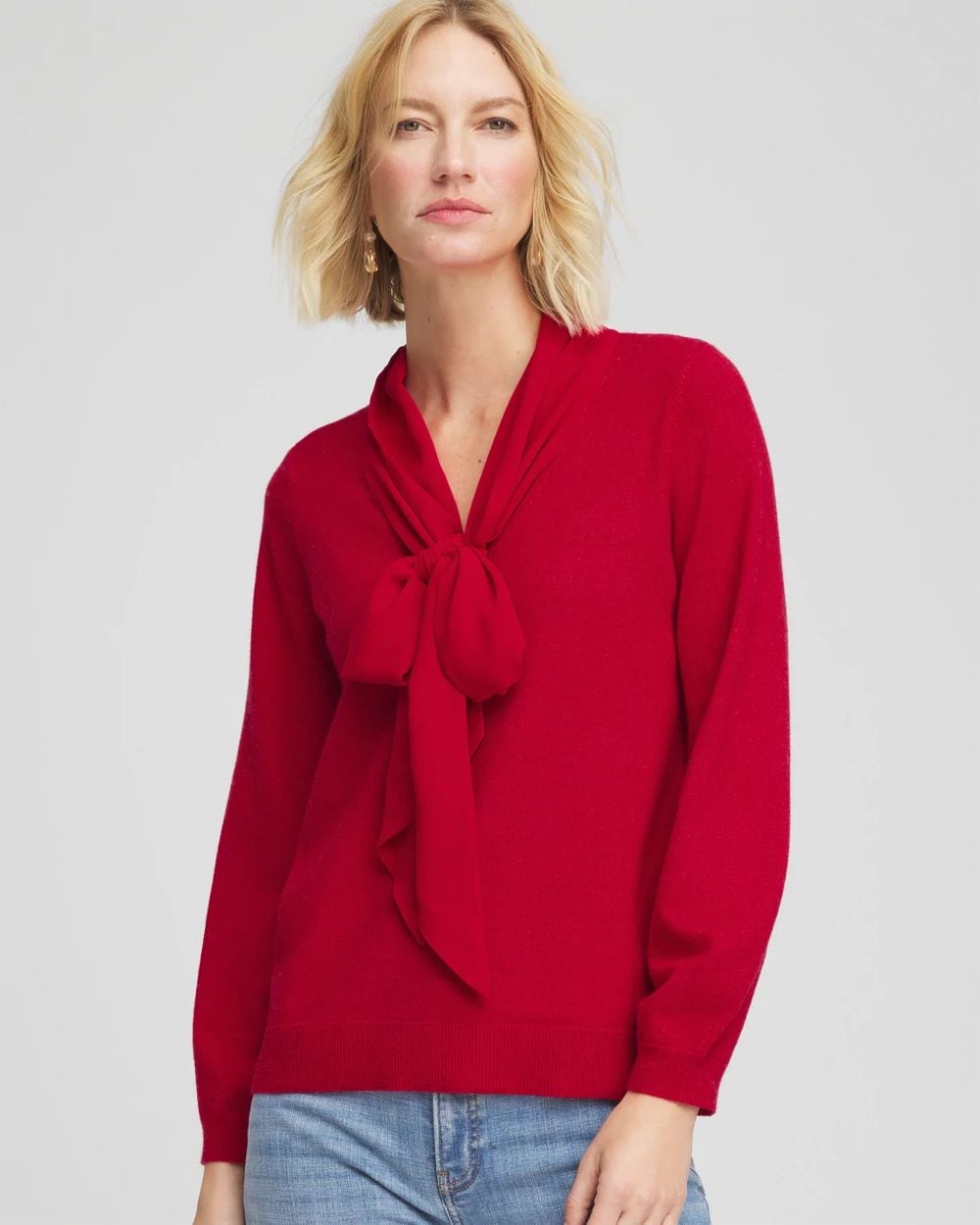 Ella Bow-Detailed Sweater