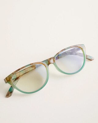Split Multi-Green Reading Glasses