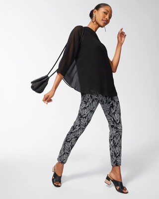 Brigitte Dot Foliage Ankle Pants